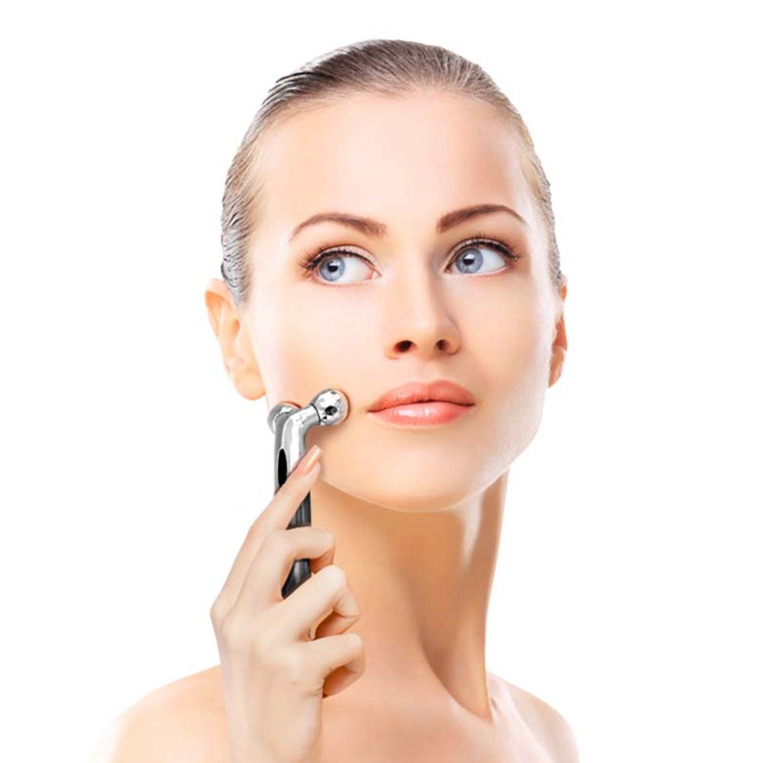 Manual Roller Face Skin Wrinkle Remover Massager (1 Pc) Manual Roller Face Skin Wrinkle Remover Massager (1 Pc)